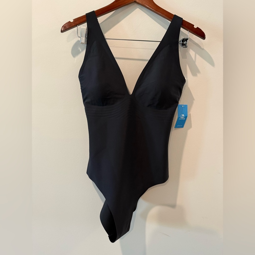 Cupshe Black Women Swim One Piece shareware Size M